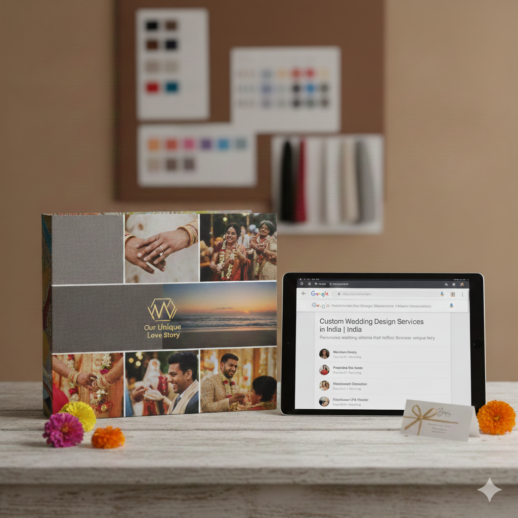 Custom Wedding Album Design Services in India